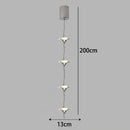 Axyaa LED Staircase Chandeliers: Modern Home Pendant Light Lamps for Living Room