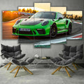 Axyaa Racing Sports Car Canvas Wall Art Poster Set for Modern Home Decor