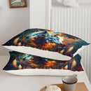 Axyaa White Wolf Dream Catcher Duvet Set for Kids and Teens
