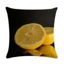 Axyaa Pineapple Orange Fruit Plant Linen Pillowcase 45*45cm