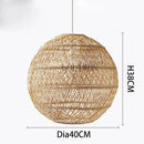 Axyaa Rattan Bird Nest Pendant Light for Bedroom Living Room Decor