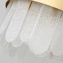 Luxury Gold Glass Chandelier by Axyaa: Elegant Modern Design for Dining & Bedroom