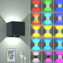 Axyaa LED Wall Light Remote Control Colorful for Living Room Stair Lighting