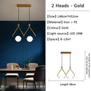 Axyaa Magic Bean Restaurant Pendant Lamp Nordic LED Lights