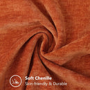Axyaa Brown Chenille Cushion Cover 45x45 - High Quality Pillowcase for Home Decor