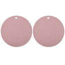 Axyaa Silicone Coasters Set - Heat Resistant & Nonslip Multifunction Kitchen Accessories