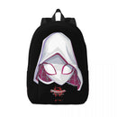 Axyaa Spider-Gwen Mask Backpack for Kids - Durable School Bookbag.