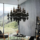 Axyaa Gourd Chandelier: Modern, Creative, High-end, Smart, Personalized Room Decor for Living Room, Restaurant, Villa.