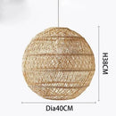 Axyaa Bamboo Wabi Sabi Pendant Light Elegance for Tea Room, Bedroom, Hotpot Restaurant