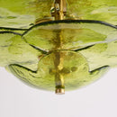 Axyaa Glass Lotus Leaf Ceiling Chandeliers LED Pendant Lights for Home & Hospitality