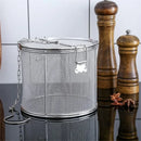 Axya Stainless Steel Seasoning Basket Halogen Ball Gravy Soup Box Pot Separator