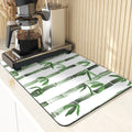 Axyaa Chinese Style Flowers Pattern Cup Mat Set for Dining Table