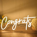 Axyaa Neon Happy Birthday Mr & Miss Lighted Sign Clear Background LED Decoration