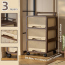 Axyaa Large Capacity Assemblable Storage Cart and Closet Organizer