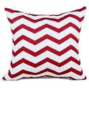 Axyaa Wine Red Square Throw Pillow Cover 45x45 - Autumn Decor Pillowcase