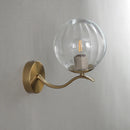 Axyaa Nordic Glass Wall Lamp Modern Minimalist Living Bedroom Light