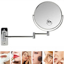 Axyaa 10X Magnifying Double Sided Wall Mounted Makeup Mirror