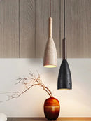 Axyaa Cave Stone Chandelier Pendant Lamp for Modern Nordic Bedroom Lighting