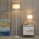 Axyaa Scandinavian LED Floor Lamp for Minimalist Ambiance in Living Room or Bedroom