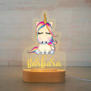 Children's Animal Night Light Custom Name Lamp by Axyaa: Personalized Acrylic Baby Room Decor