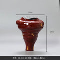 Axyaa Handmade Ceramic Vase Ginger Jar - Decorative Flower Pot for Home Accessories