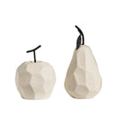Axyaa Apple Pear Decoration: Simple Ceramic Fruit for Home & Office Décor