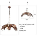 Axyaa Bronze Coconut Tree Pendant Lamp for Home and Hospitality Spaces