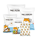 Axyaa Shiba Inu Compression Bags for Clothes Storage: Cute Cartoon Design, Dust Proof Organizer