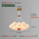 Axyaa Bubble Ball Pendant Light for Creative Restaurant and Bedroom Decor