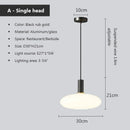 Axyaa Nordic Glass Pendant Light for Dining Kitchen Bedroom Living Room