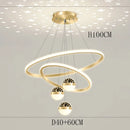 Axyaa Nordic Pendant Light Chandelier for Dining Room and Living Room