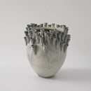 Axyaa Ceramic Vase Art Flowerpot Home Decor Handicrafts Relief Flower Vase
