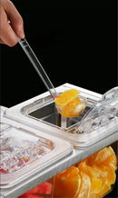 Axya Acrylic GN Pans Food Containers Set with Rack