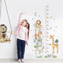 Height Measurement Jungle Wall Sticker Decal for Kids Room by Axyaa