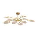 Axyaa Modern LED Chandelier for Living Room, Study, Bedroom, and Dining Room