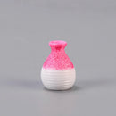 Axyaa Mini Resin Flower Vase | Handmade Bright Colors | Waterproof & Portable
