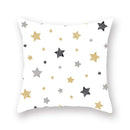 Axyaa Geometric Print Peach Skin Pillowcase for Car, Office, Sofa - Wholesale
