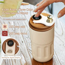 Axyaa Smart Temperature Display Coffee Travel Mug - 316 Stainless Steel Thermal Tumbler