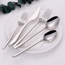 Axyaa 21-Piece Sliver Stainless Steel Cutlery Set - Elegant Tableware Dinner Set
