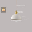 Axyaa White Ceramic LED Pendant Lamp Modern Hanging Light Fixtures