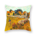 Axyaa Van Gogh Inspired Cow Pattern Cushion Cover 45x45cm
