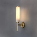 Axyaa Marble Wall Lamp, Elegant American Light Luxury Copper Sconce for Living Room & Study