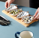 Axyaa Modern Living Room Fruit Plate Snack Set for Dried Fruit, Melon Seeds, and Dim Sum