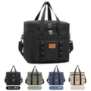 Axyaa Double Layers Tote Cooler Lunch Bag | Large Capacity Travel Picnic Box
