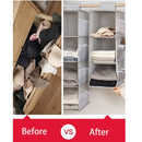 Axyaa Multi-layer Folding Hanging Storage Organizer for Bras, Underwear, Socks, and Clothes