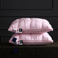 Luxury Axyaa Down-Like Fiber Pillow with 100% Cotton Case, 5-Star Quality