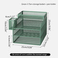 Axyaa Multi-Layer File Rack & Desk Organizer for Office, Bookshelf & Document Storage