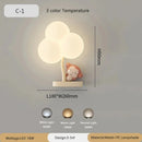Axyaa Cartoon Wall Lamp: LED Home Wall Decoration for Living Room and Bedroom