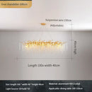Axyaa Gold Branch Crystal LED Pendant Chandeliers for Living, Dining, Kitchen, Bedroom