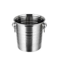 Axyaa Stainless Steel Ice Bucket with Comfortable Handle - Bar Wine Cooler